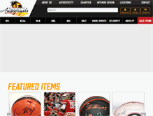 Tablet Screenshot of palmbeachautographs.com